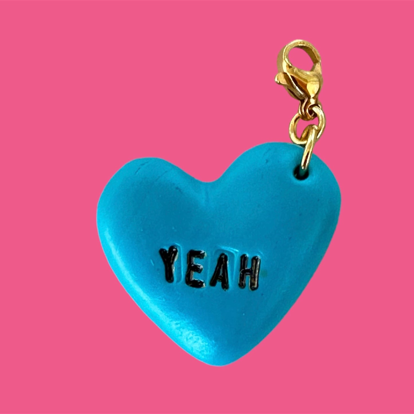 Cœur turquoise Yeah /Yeah turquoise heart